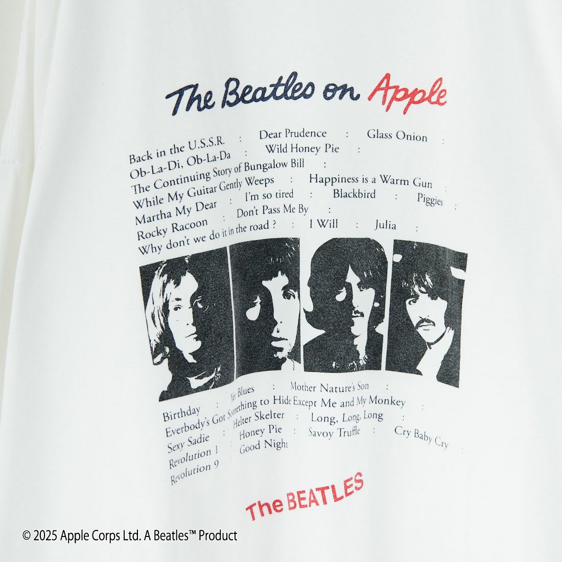 GOOD ROCK SPEED [グッドロックスピード] THE BEATLES ロングスリーブTシャツ [25BTL202W] WHITE