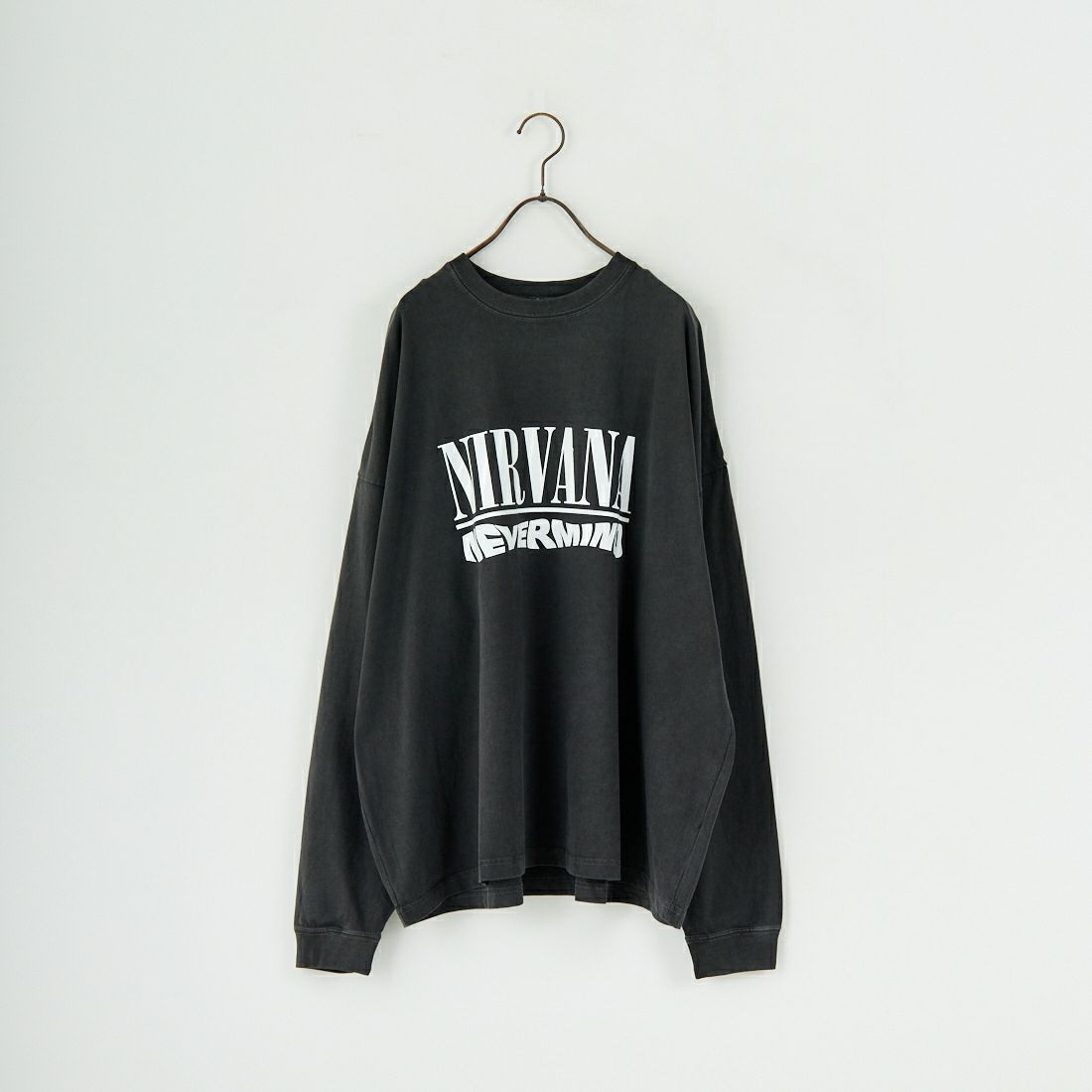 GOOD ROCK SPEED [グッドロックスピード] NIRVANA ロングスリーブTシャツ [25NVN202W] CHARCOAL
