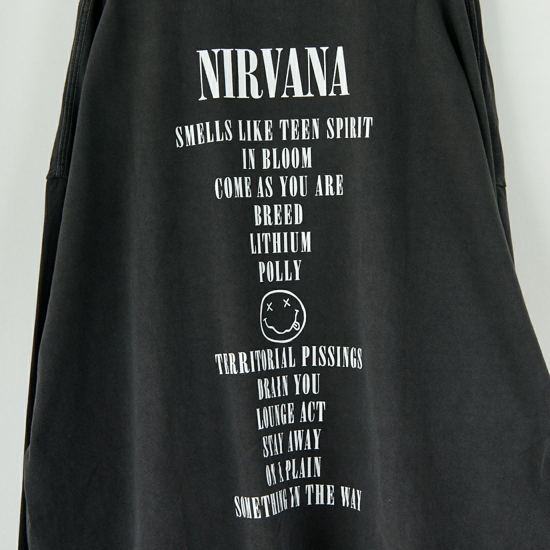 GOOD ROCK SPEED [グッドロックスピード] NIRVANA ロングスリーブTシャツ [25NVN202W] CHARCOAL