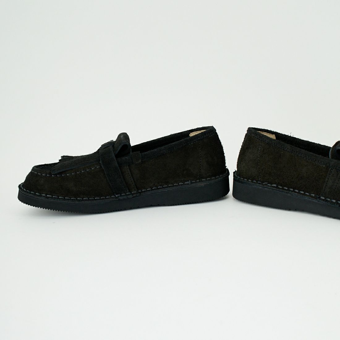 Organic handloom [オーガニックハンドルーム] SEVRES キルトローファー [OH017171] BLK VELOUR