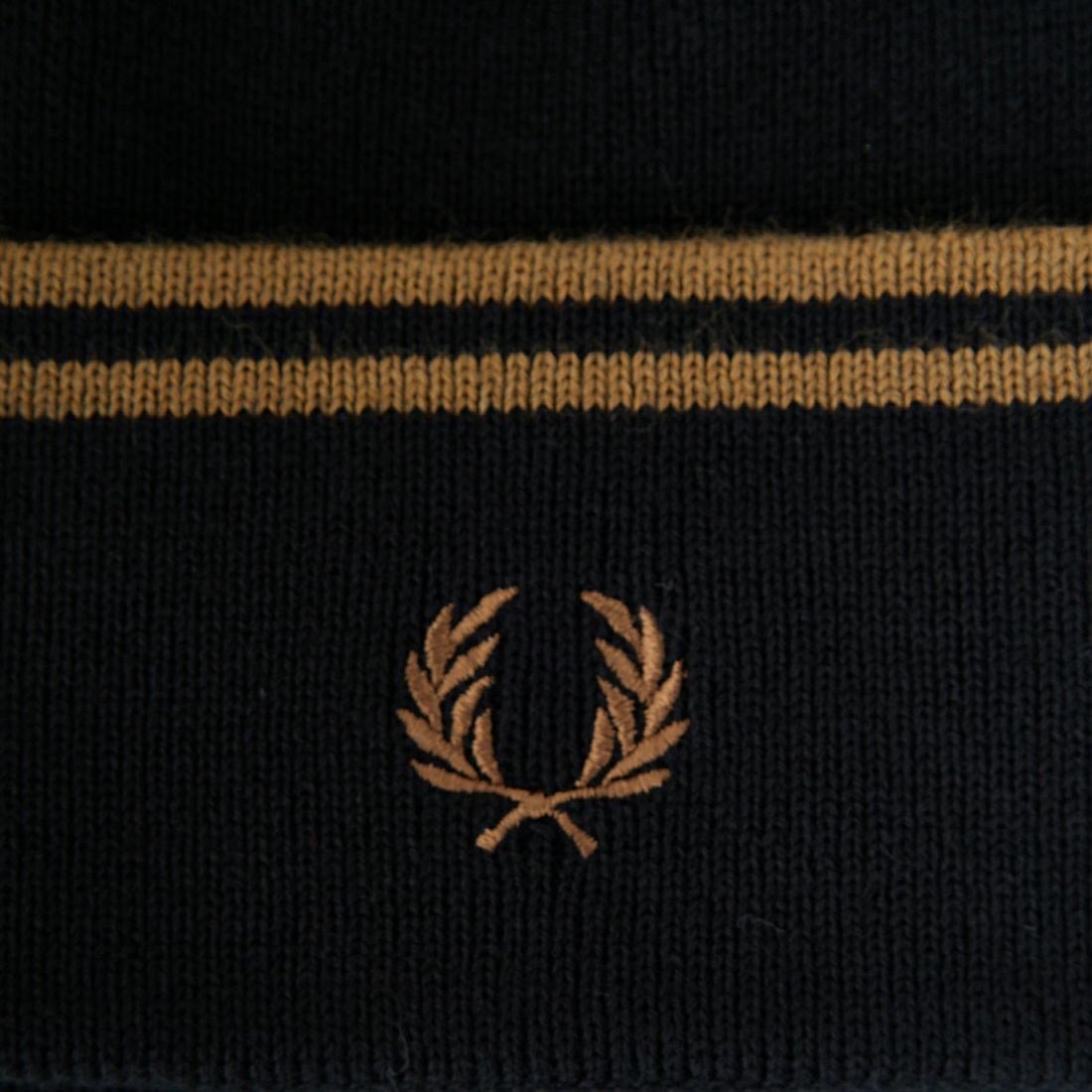 FRED PERRY [フレッドペリー] ツインティップ メリノウールビーニー [C9150] S77 BLK/SH