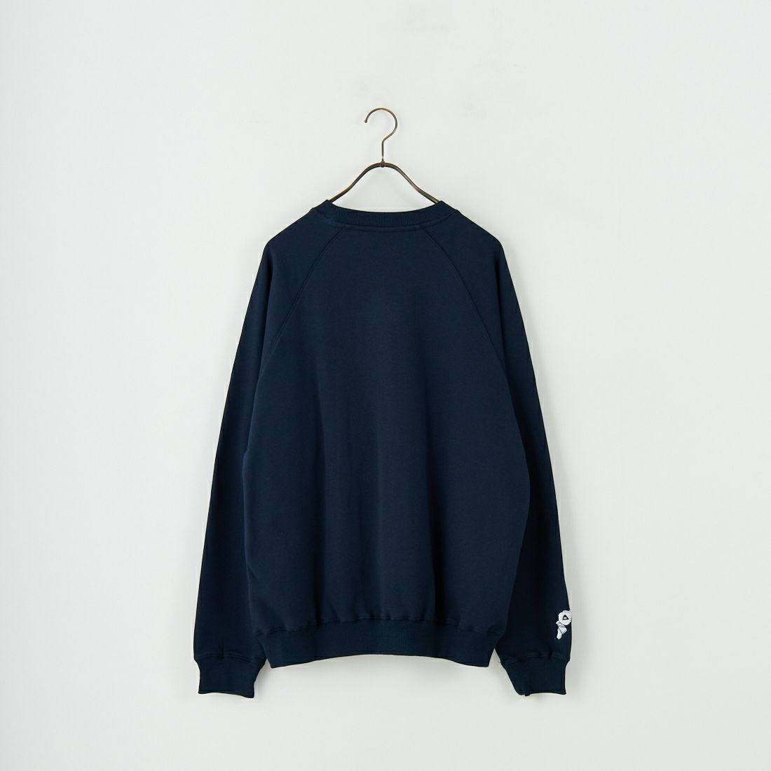 POLeR [ポーラー] PATCH ラグランクルーネックスウェット [253MCV0037] NAVY
