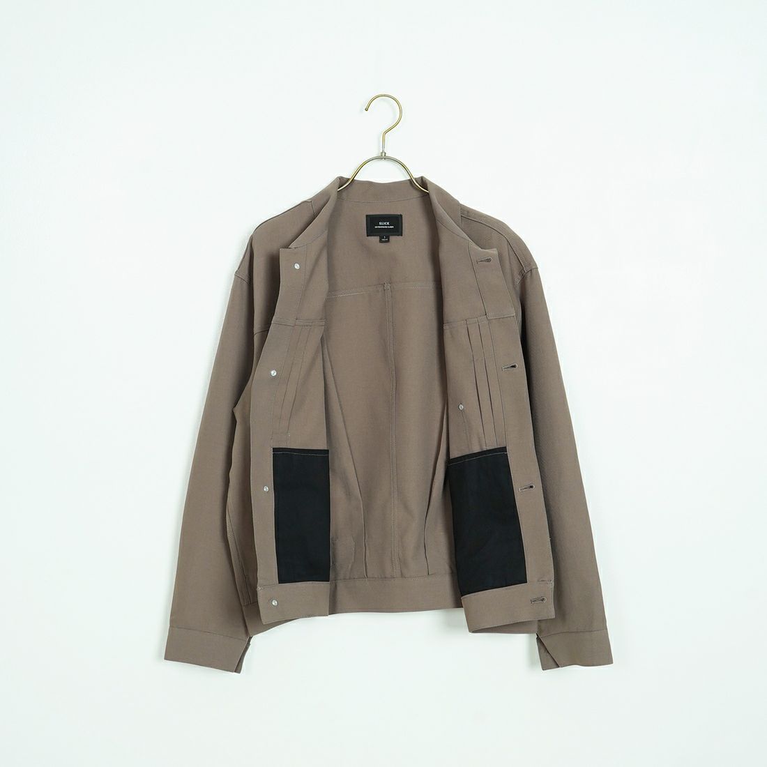 SLICK [スリック] テックツイルトラッカージャケット [5111026] 500 BROWN
