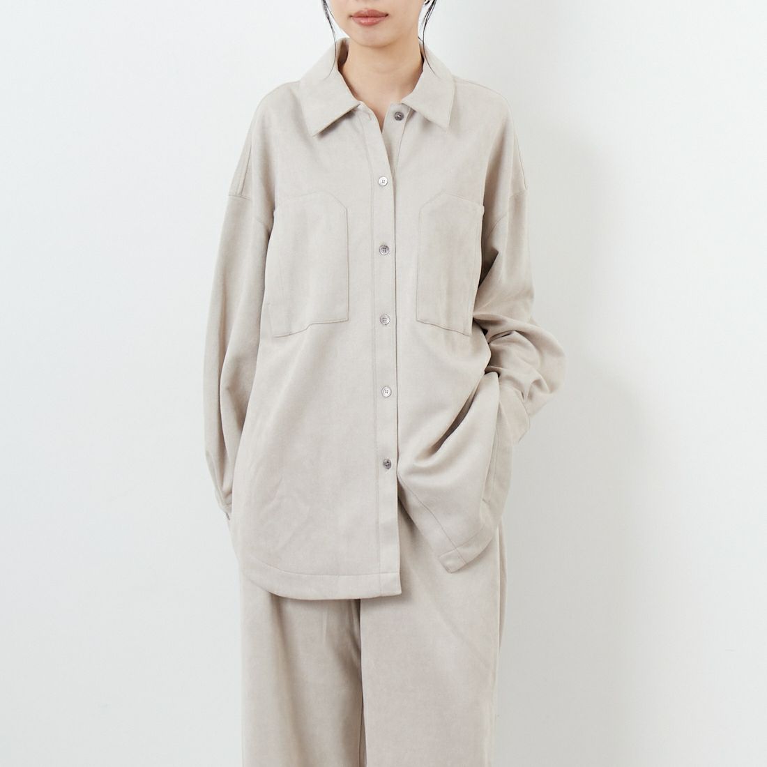 ﾍﾞｰｼﾞｭ&&モデル身長：162cm 着用サイズ：2&&