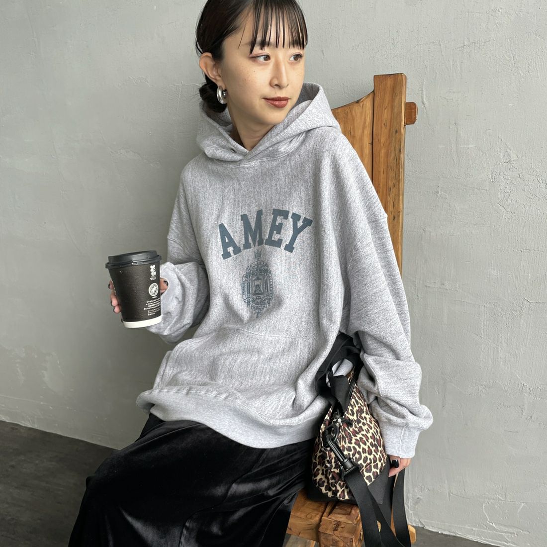 【もげ】00s チャンピオン リバースウィーブパーカー バックプリント Americana別注champion＊リバースウィーブバックプリントパーカー