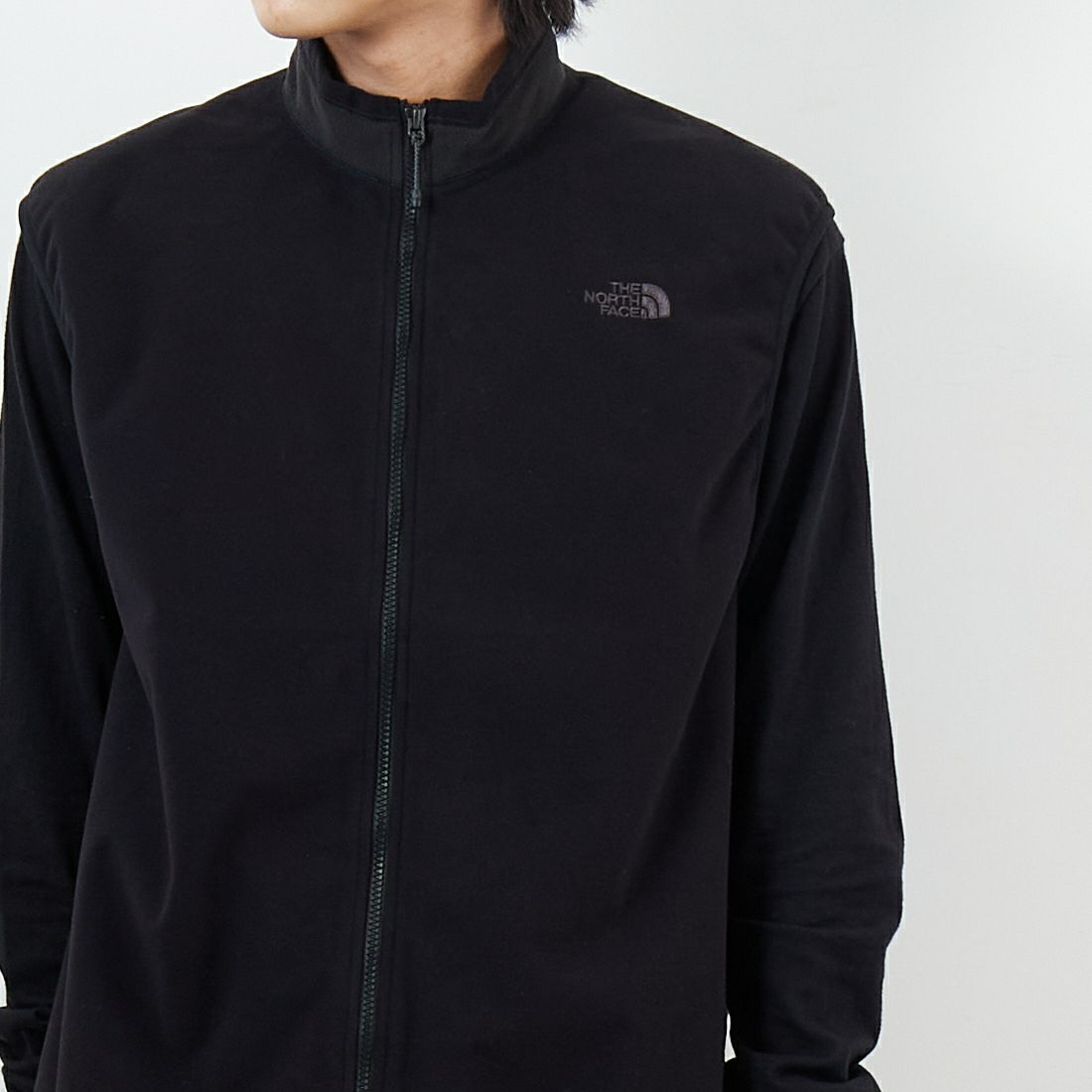 THE NORTH FACE [ザ ノースフェイス] ウィンドストッパーエンライドベスト [NL72562] K &&モデル身長：179cm 着用サイズ：M&&