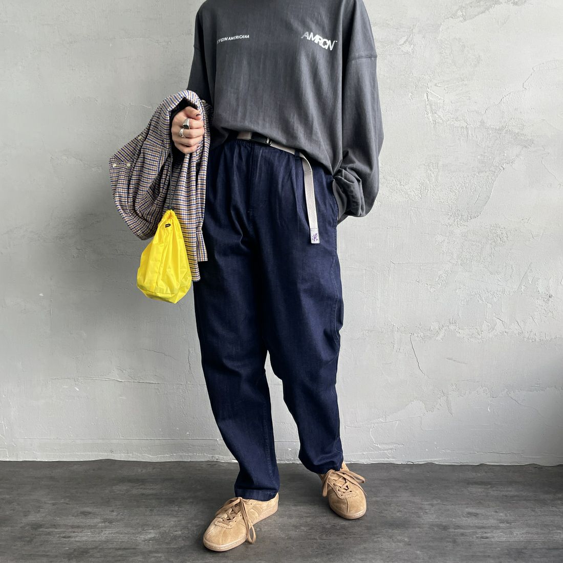 GRAMiCCi [グラミチ] 別注 ストレッチデニム エブリデイパンツ [GUP5-F1023-JF] D.USED BLU