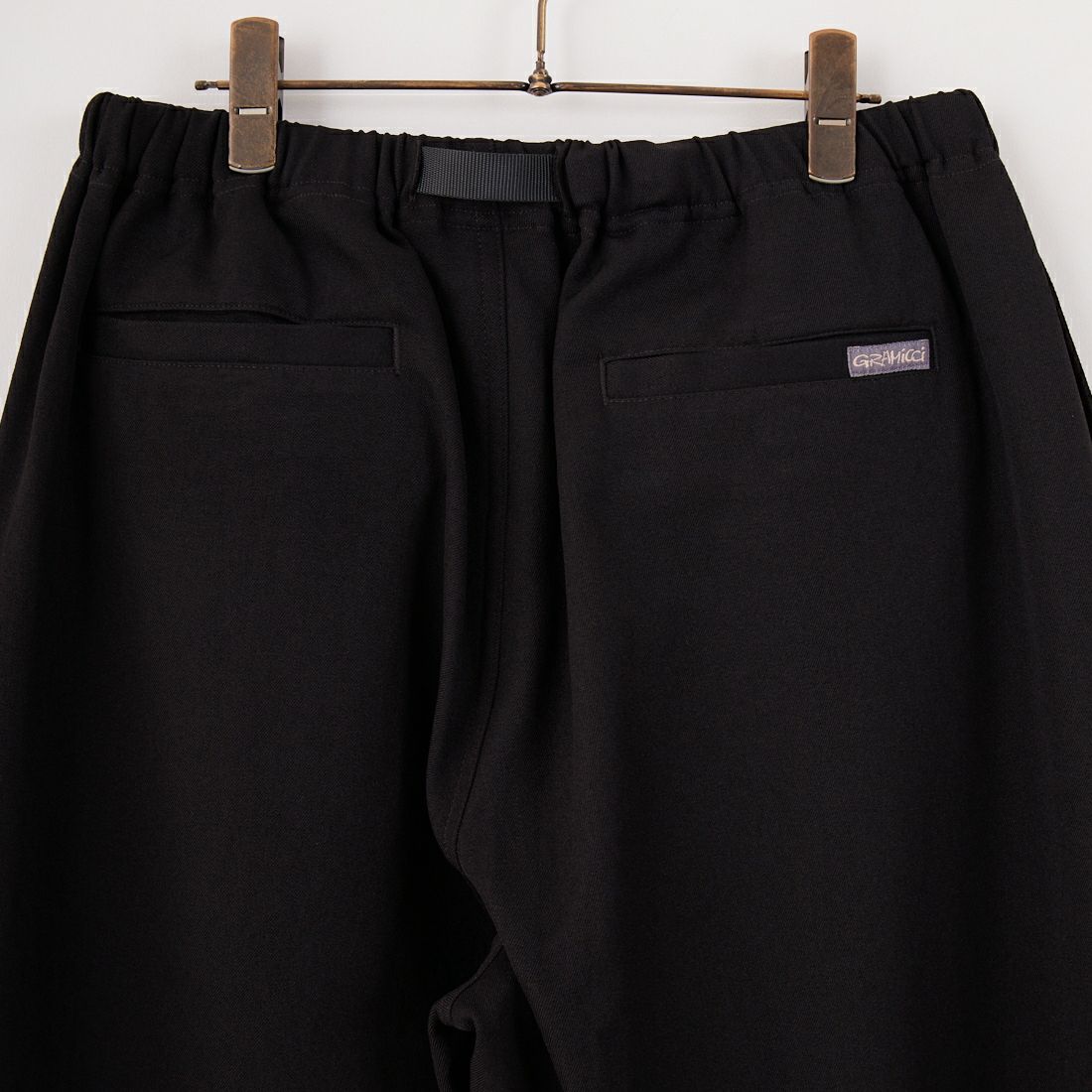 GRAMiCCi [グラミチ] 別注 ウールライク ワイドパンツ [GUP5-F1025-JF] BLACK