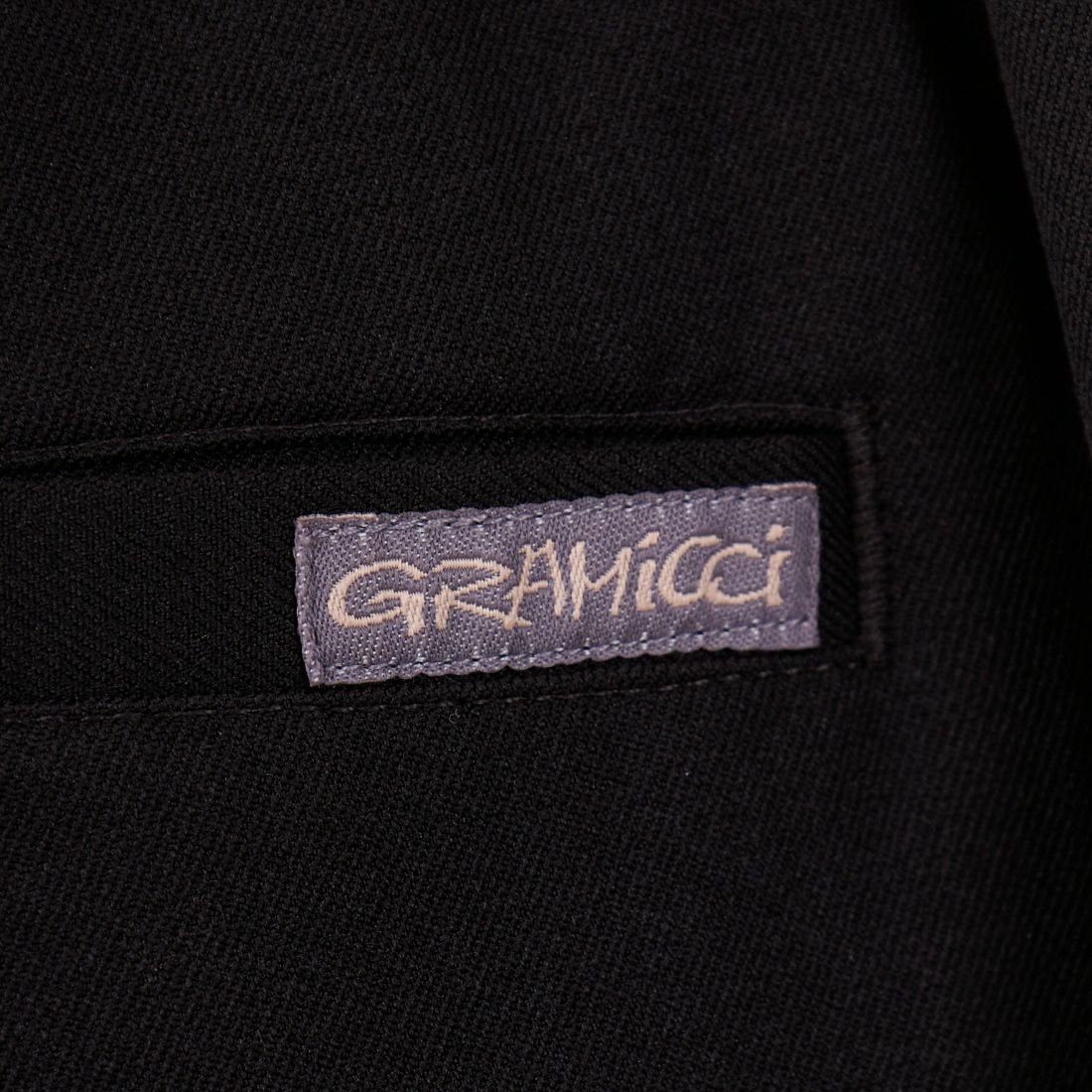 GRAMiCCi [グラミチ] 別注 ウールライク ワイドパンツ [GUP5-F1025-JF] BLACK