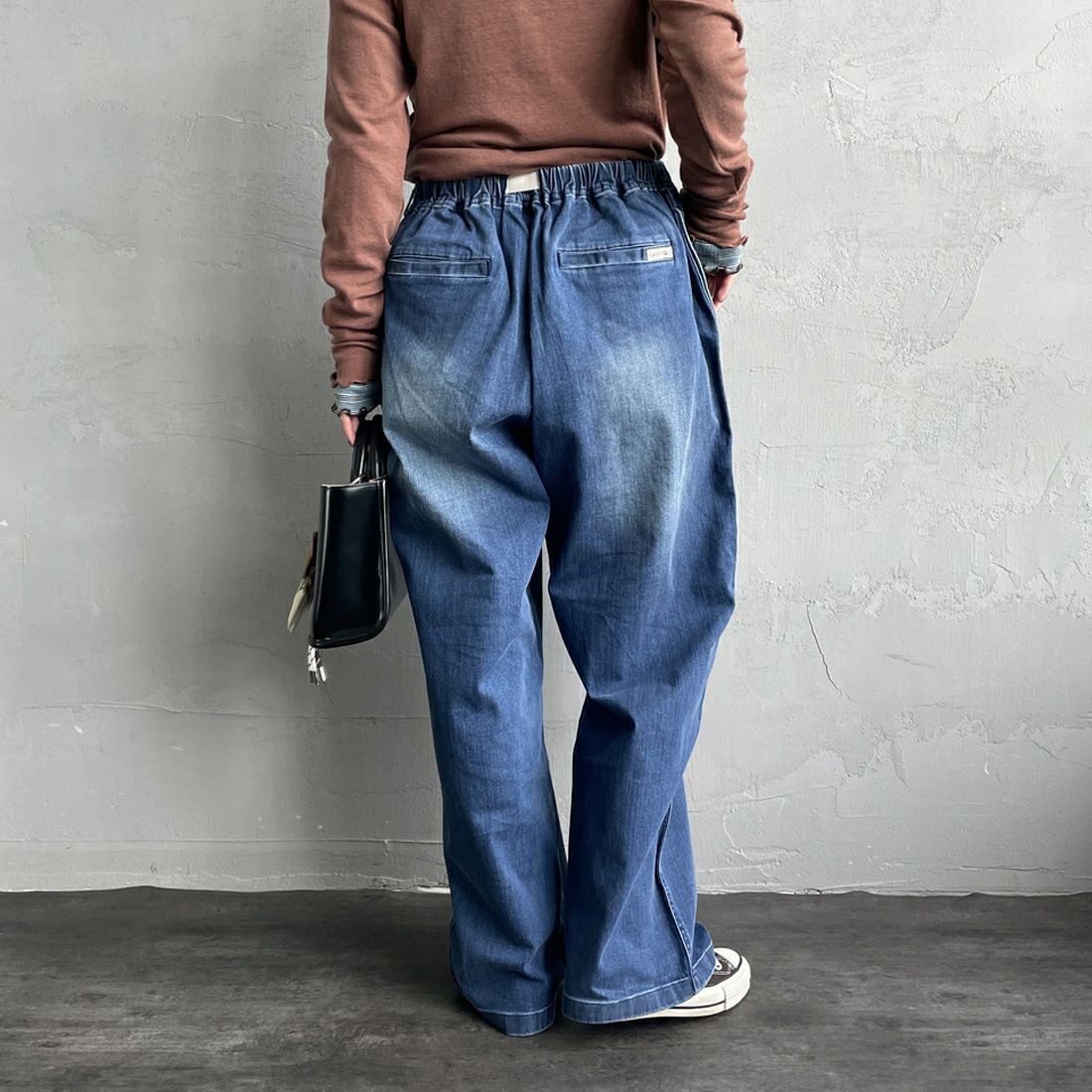 GRAMiCCi [グラミチ] 別注 ワイドデニムパンツ [GUP5-F1089-JF] D.USED BLU