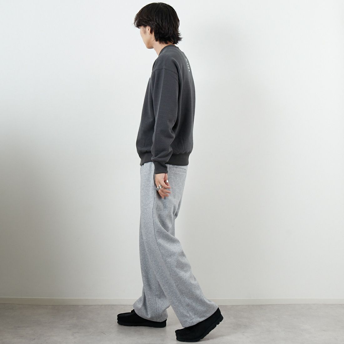 THE NORTH FACE [ザ ノースフェイス] ズーピッカークルー [NT12536] AG &&モデル身長：179cm 着用サイズ：M&&