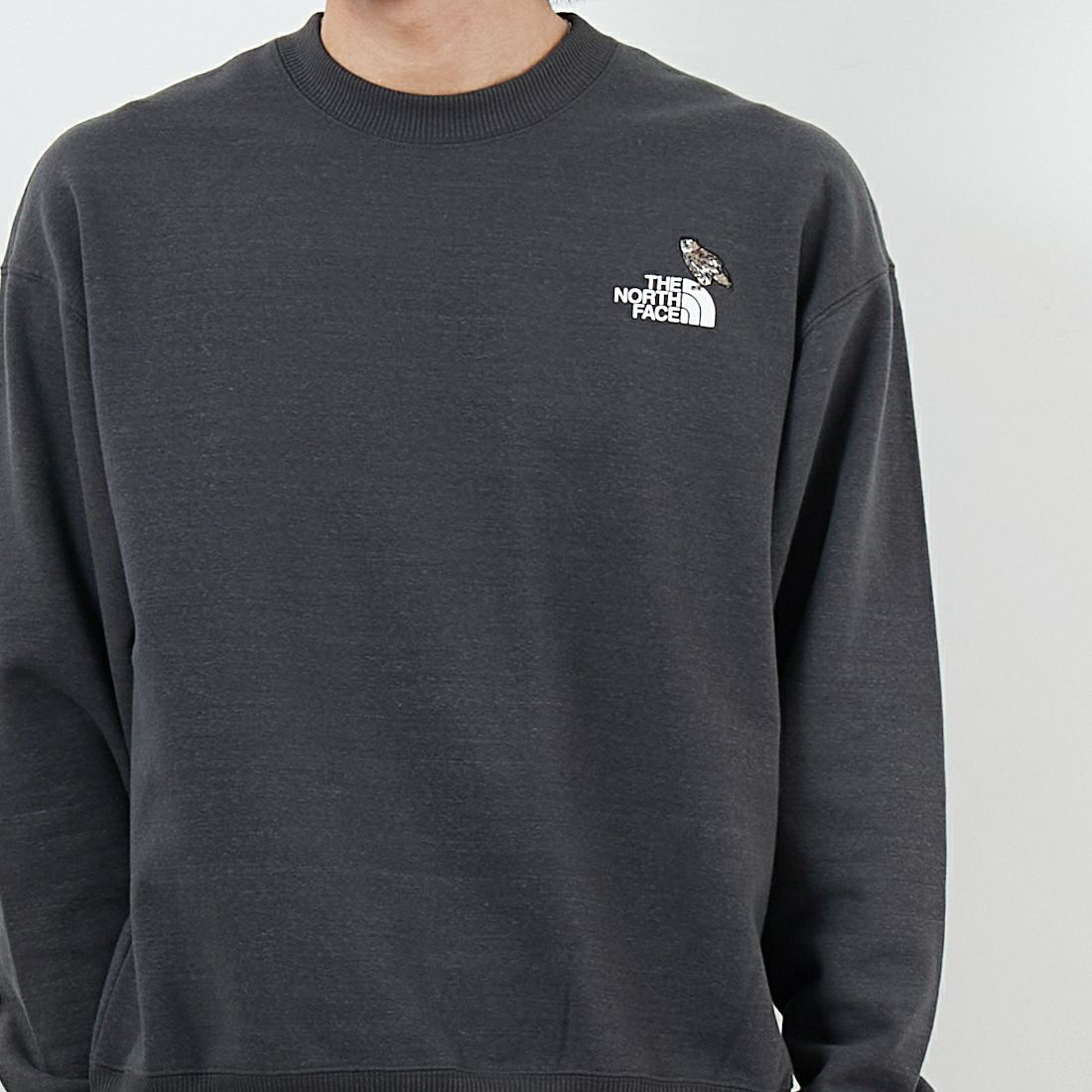 THE NORTH FACE [ザ ノースフェイス] ズーピッカークルー [NT12536] AG &&モデル身長：179cm 着用サイズ：M&&