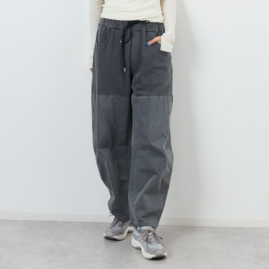 004 ﾌﾞﾗｯｸ&&モデル身長：167cm 着用サイズ：F&&