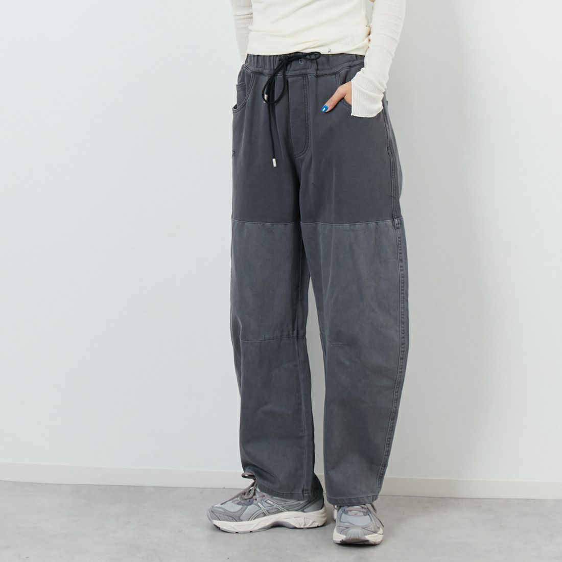 DIGNITE COLLIER [ディニテコリエ] ガーメントダイ切替パンツ