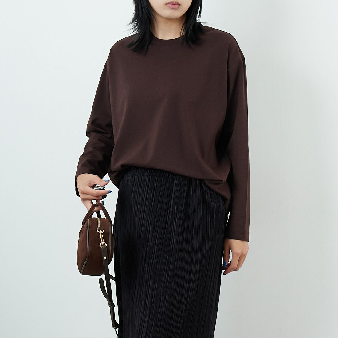 037 ﾌﾞﾗｳﾝ&&モデル身長：167cm 着用サイズ：F&&