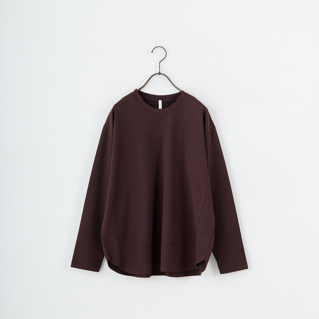 DIGNITE COLLIER [ディニテコリエ] 裾切替長袖カットソー [80990210-2] 037 ﾌﾞﾗｳﾝ
