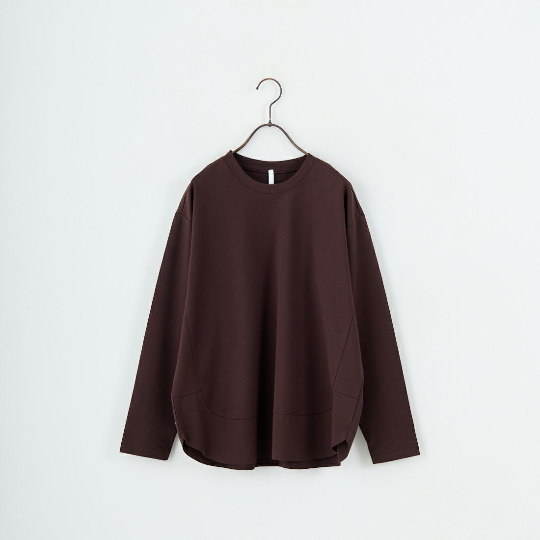 DIGNITE COLLIER [ディニテコリエ] 裾切替長袖カットソー [80990210-2] 037 ﾌﾞﾗｳﾝ