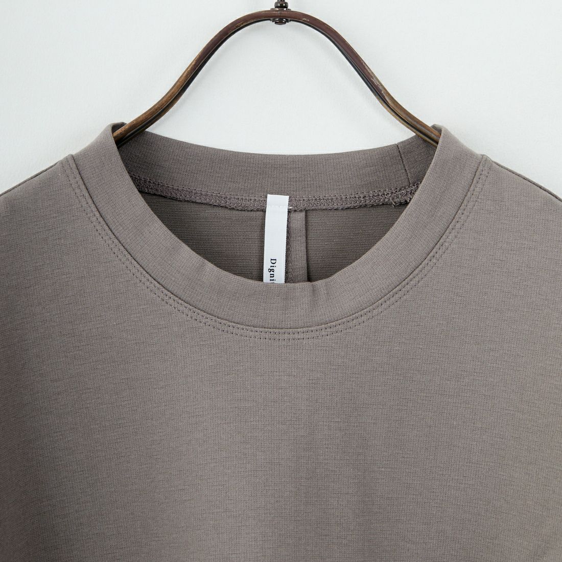 DIGNITE COLLIER [ディニテコリエ] 裾切替長袖カットソー [80990210-2] 056 ｶｰｷ