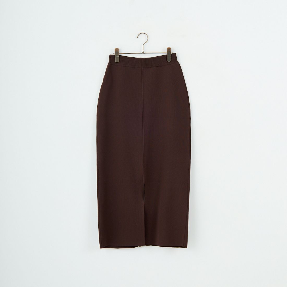 Maison de L'allure [メゾン ドゥ ラリュール] 2WAYジップナローニットスカート [M25131025] 28 BROWN