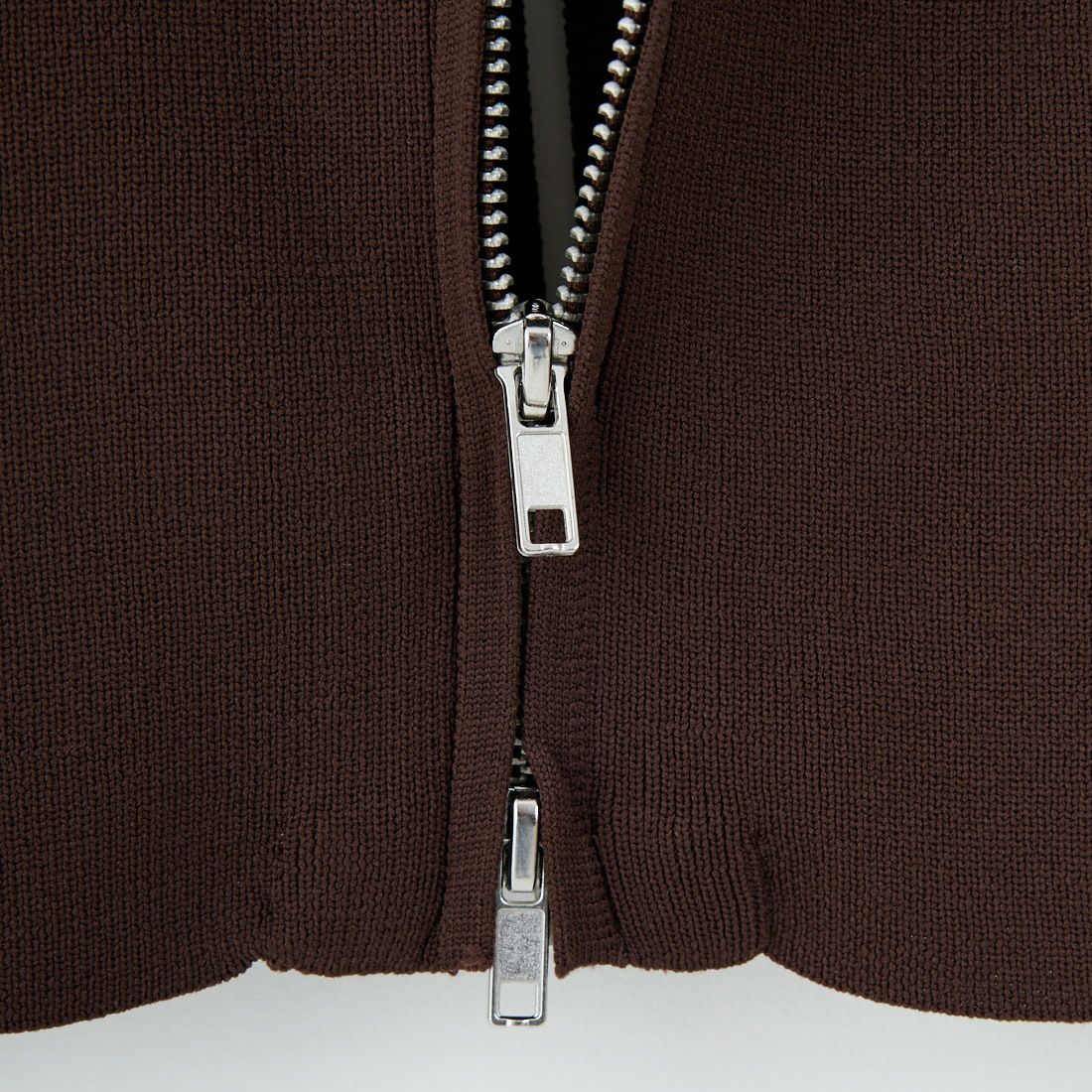 Maison de L'allure [メゾン ドゥ ラリュール] 2WAYジップナローニットスカート [M25131025] 28 BROWN