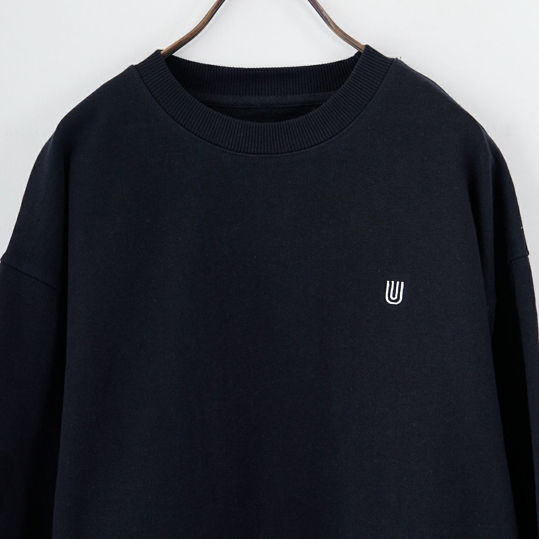 UNIVERSAL OVERALL [ユニバーサルオーバーオール] 別注 レオパードポケット カバーオールスウェット [U2531226IN-JF] BLACK
