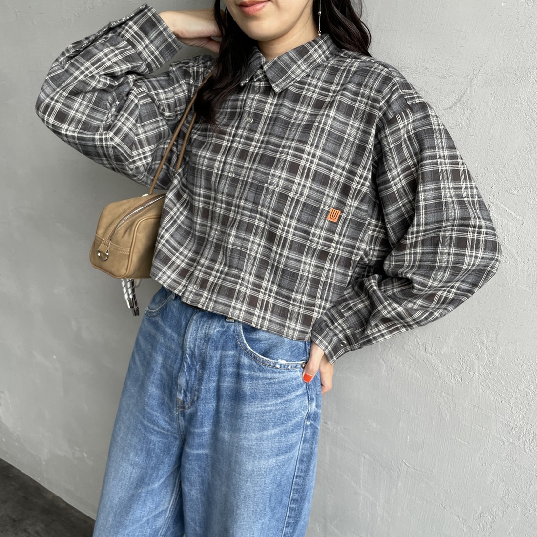 GRAY&&モデル身長：160cm 着用サイズ：F&&