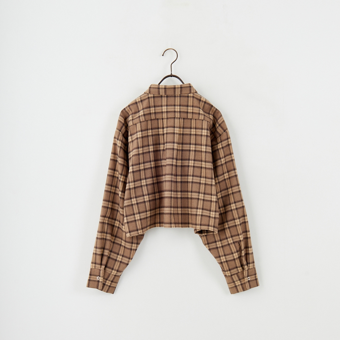 UNIVERSAL OVERALL [ユニバーサルオーバーオール] 別注 ショート丈ビッグポケットシャツ [U2533158IN-JF] BEIGE