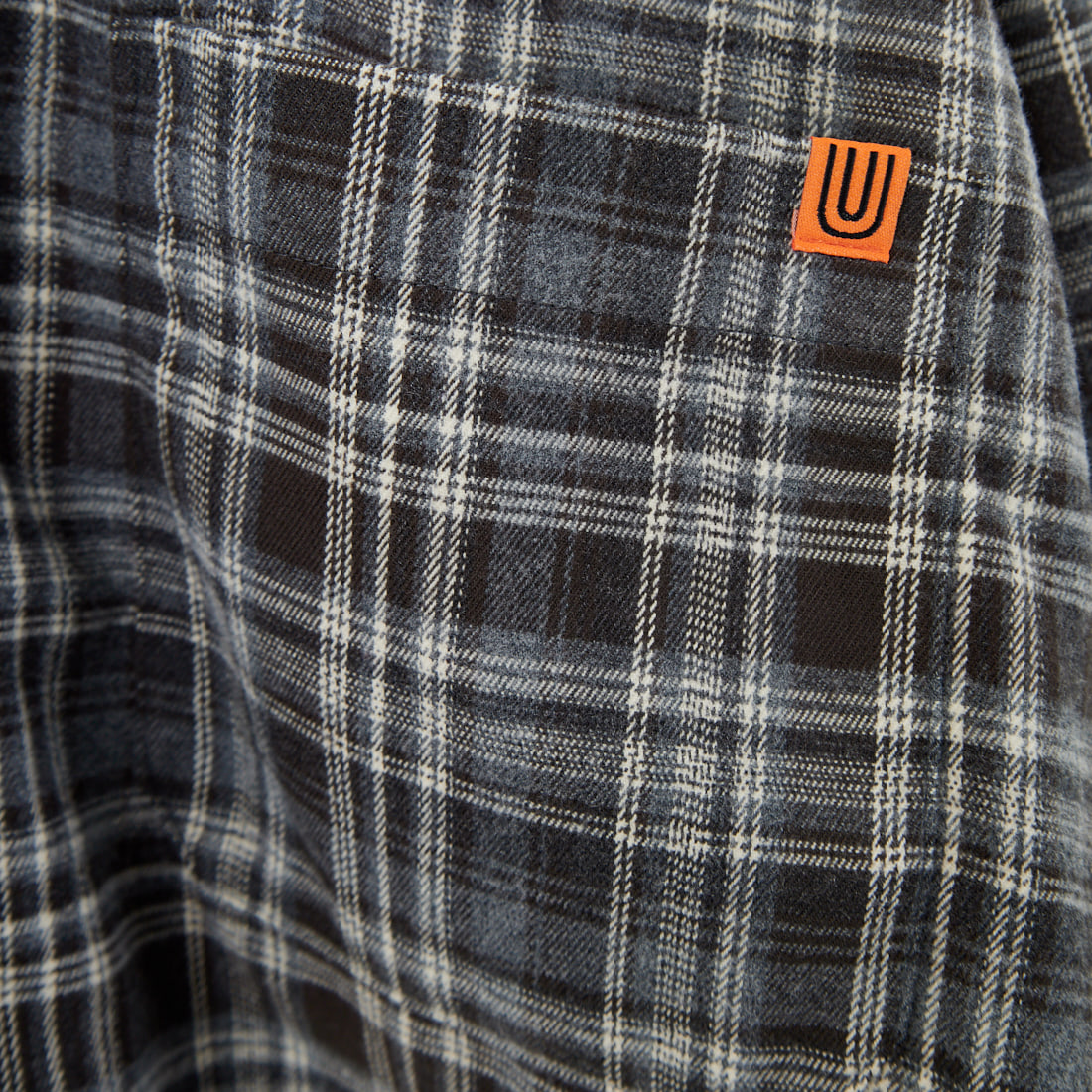 UNIVERSAL OVERALL [ユニバーサルオーバーオール] 別注 ショート丈ビッグポケットシャツ [U2533158IN-JF] GRAY