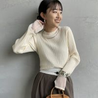21 IVORY&&モデル身長：150cm 着用サイズ：F&&