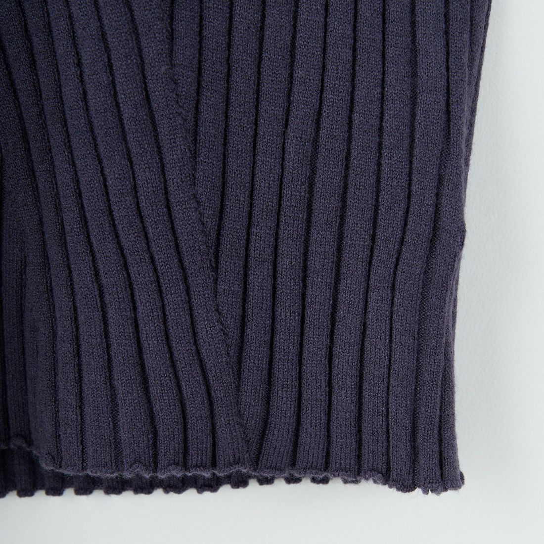 nenom [ネノム] ラメ袖切り替え ランダムリブニット [NE25131024] 08 CHARCOA