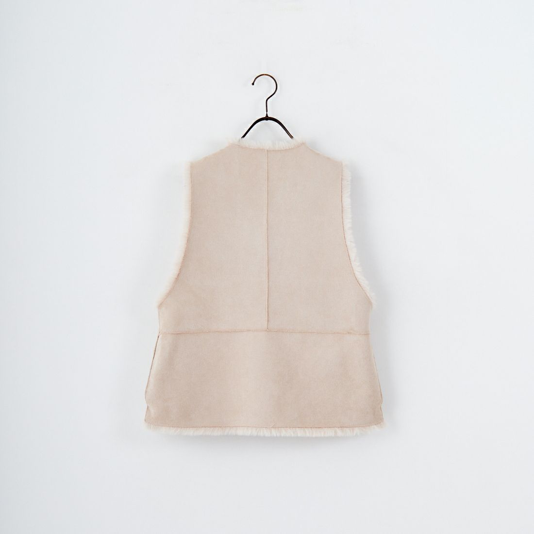 Jeans Factory Clothes [ジーンズファクトリークローズ] エコファーベスト [330021] 153 ﾍﾞｰｼﾞｭ