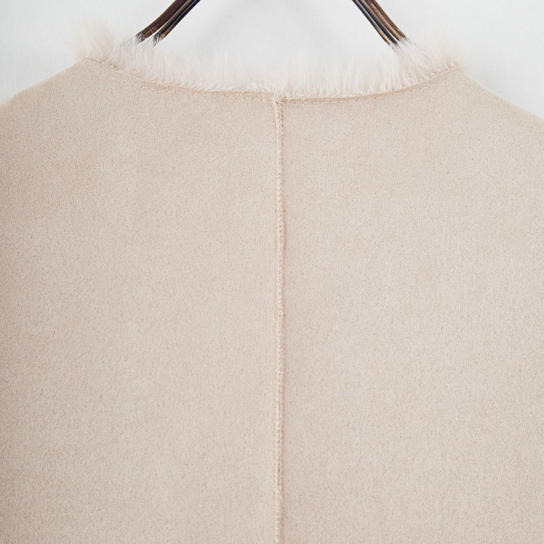 Jeans Factory Clothes [ジーンズファクトリークローズ] エコファーベスト [330021] 153 ﾍﾞｰｼﾞｭ