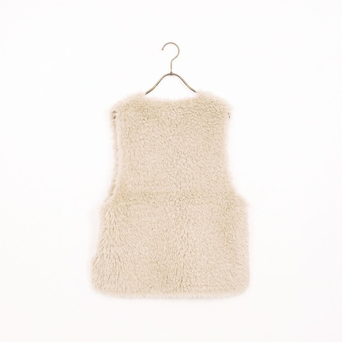 Jeans Factory Clothes [ジーンズファクトリークローズ] プードルファーベスト [330025] 153 ﾍﾞｰｼﾞｭ