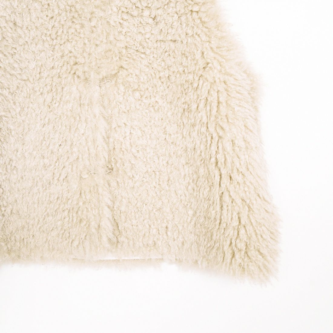 Jeans Factory Clothes [ジーンズファクトリークローズ] プードルファーベスト [330025] 153 ﾍﾞｰｼﾞｭ