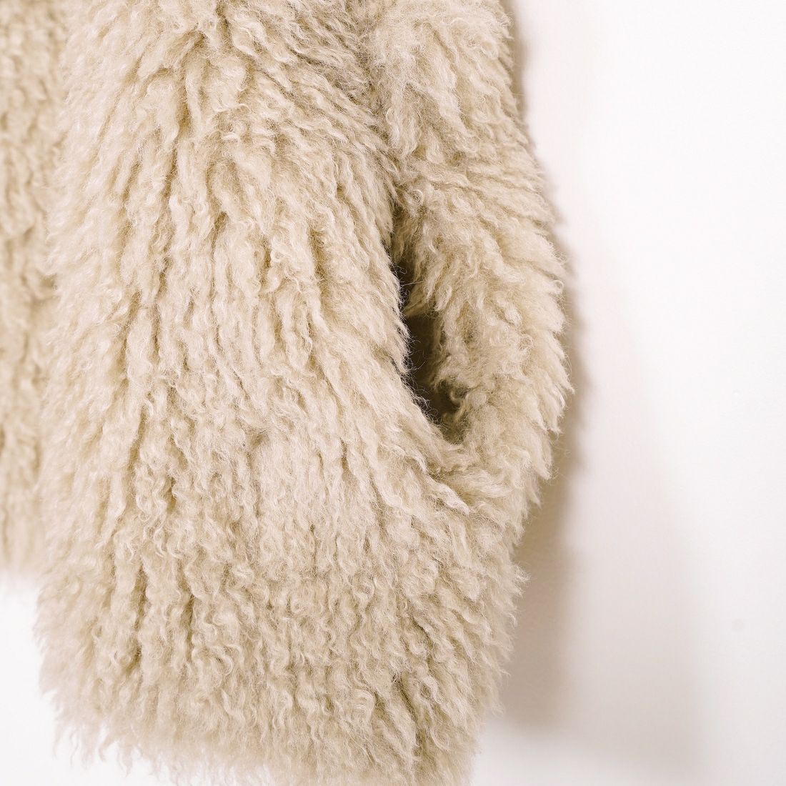 Jeans Factory Clothes [ジーンズファクトリークローズ] プードルファーベスト [330025] 153 ﾍﾞｰｼﾞｭ