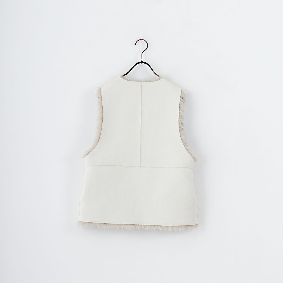 Jeans Factory Clothes [ジーンズファクトリークローズ] プードルファーベスト [330025] 153 ﾍﾞｰｼﾞｭ