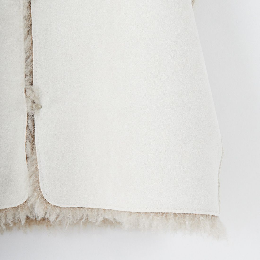 Jeans Factory Clothes [ジーンズファクトリークローズ] プードルファーベスト [330025] 153 ﾍﾞｰｼﾞｭ