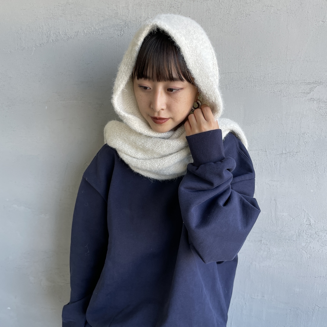 nenom [ネノム] マルチWAYニットスカーフ [NE25131031] 02 NATURAL