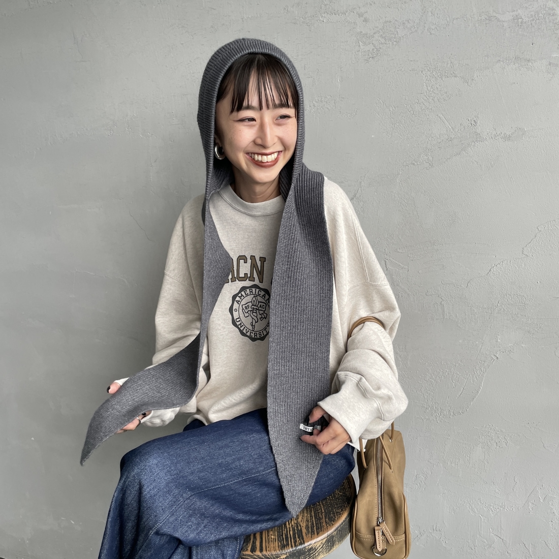 nenom [ネノム] バラクラバフードマフラー [NE25131029] 07 GRAY