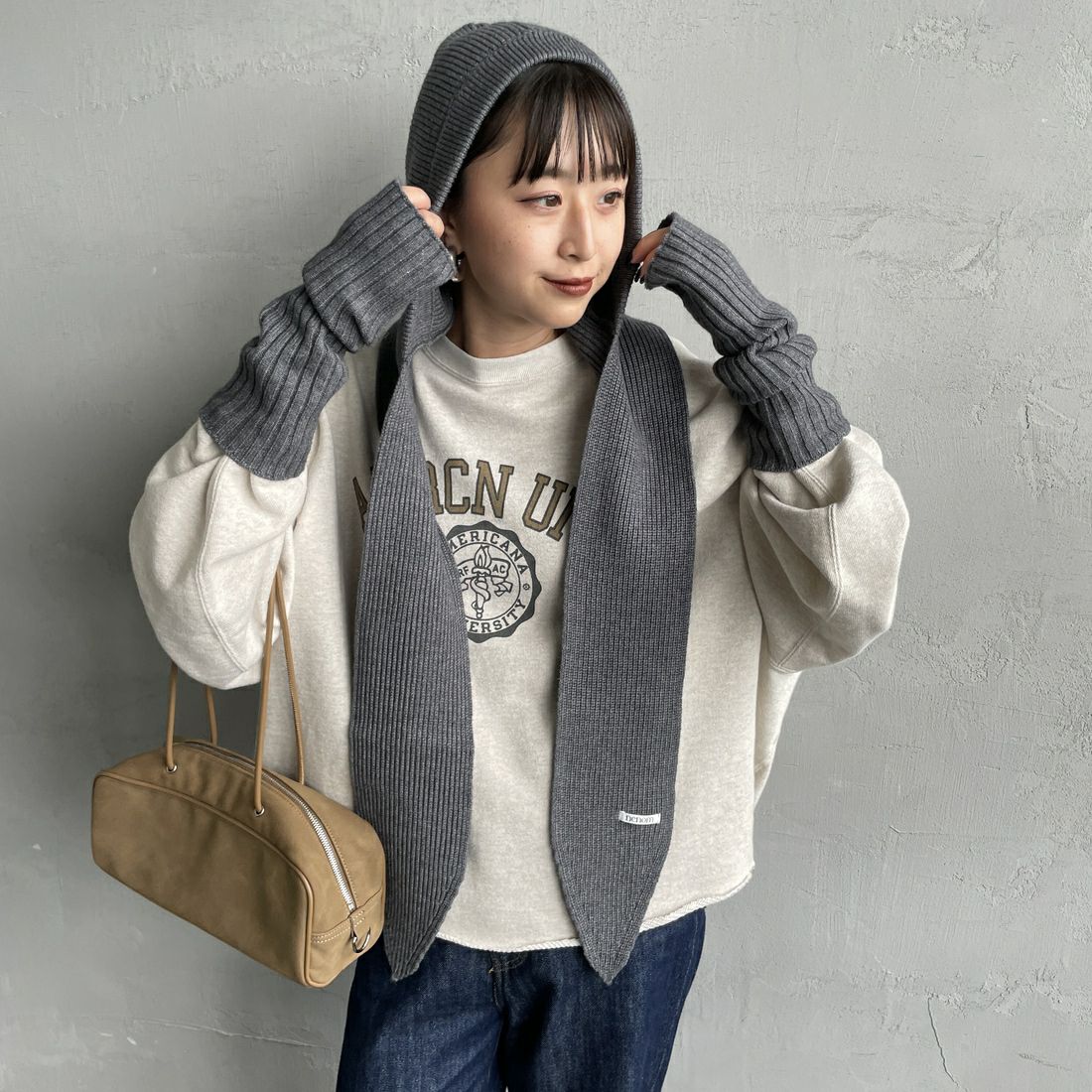 nenom [ネノム] バラクラバフードマフラー [NE25131029] 07 GRAY