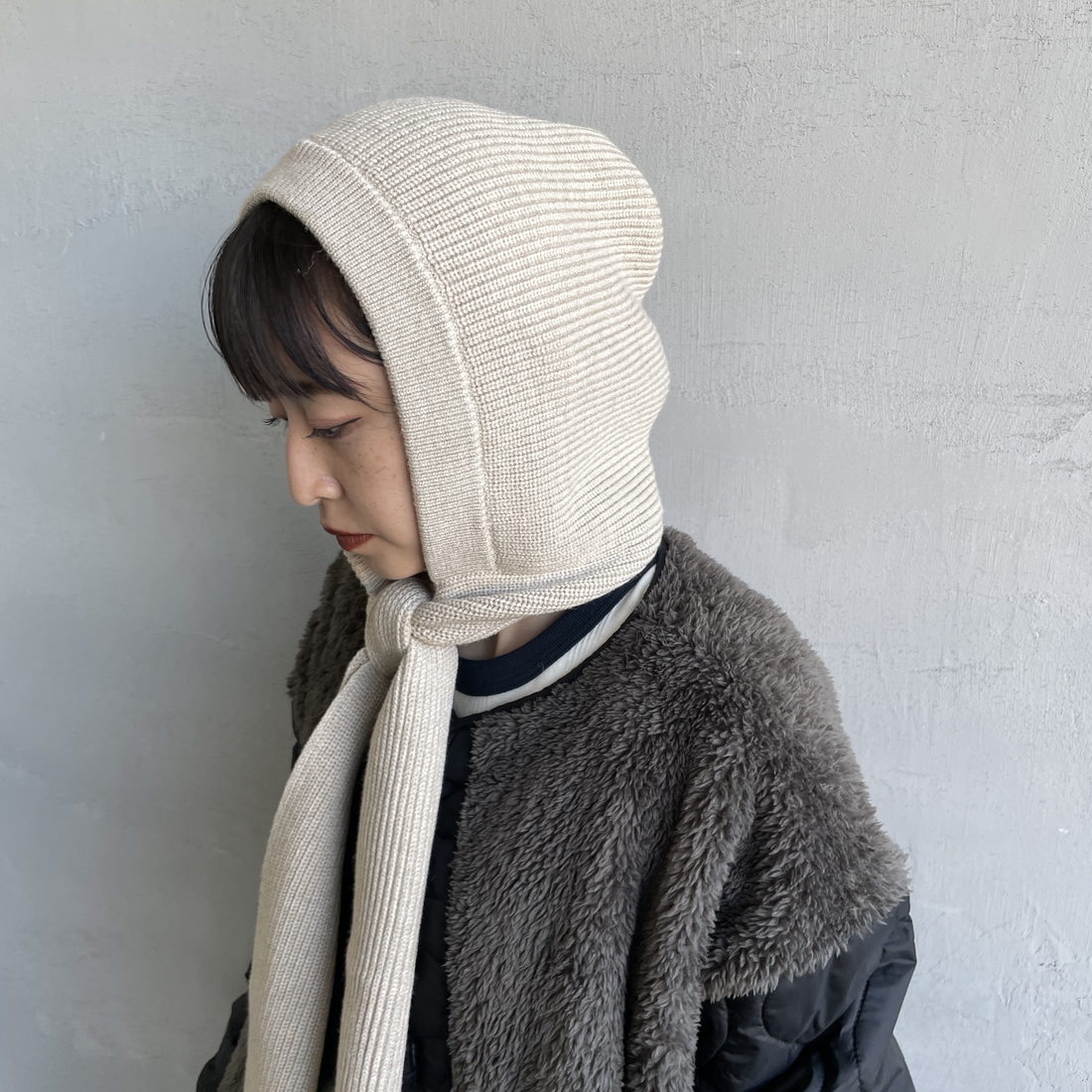 nenom [ネノム] バラクラバフードマフラー [NE25131029] 22 BEIGE