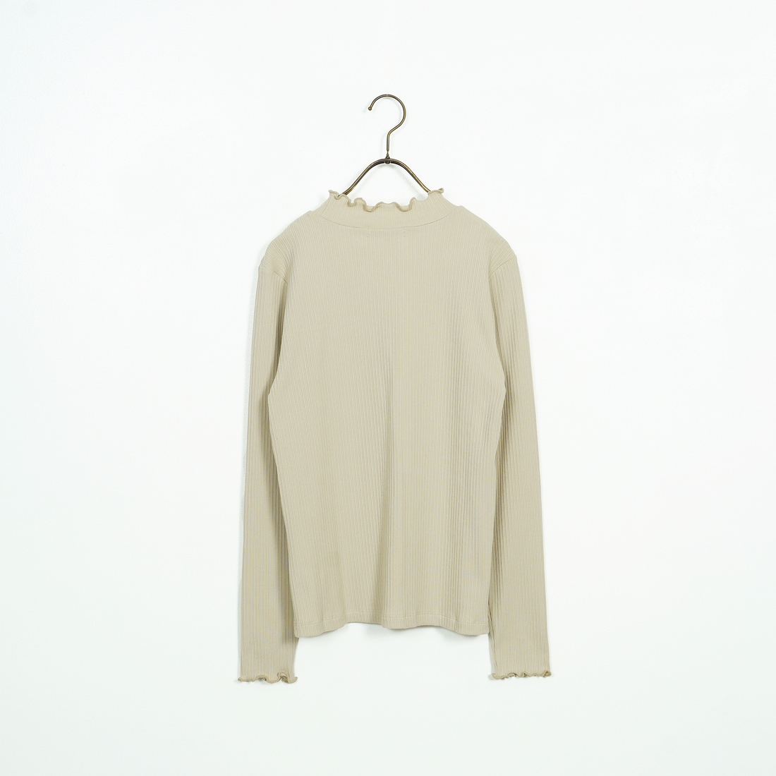 Jf Ready Made [ジェイエフレディメイド] ランダムテレコメローハイネックTシャツ [3104107] 714 ｸﾞﾚｰﾍﾞ