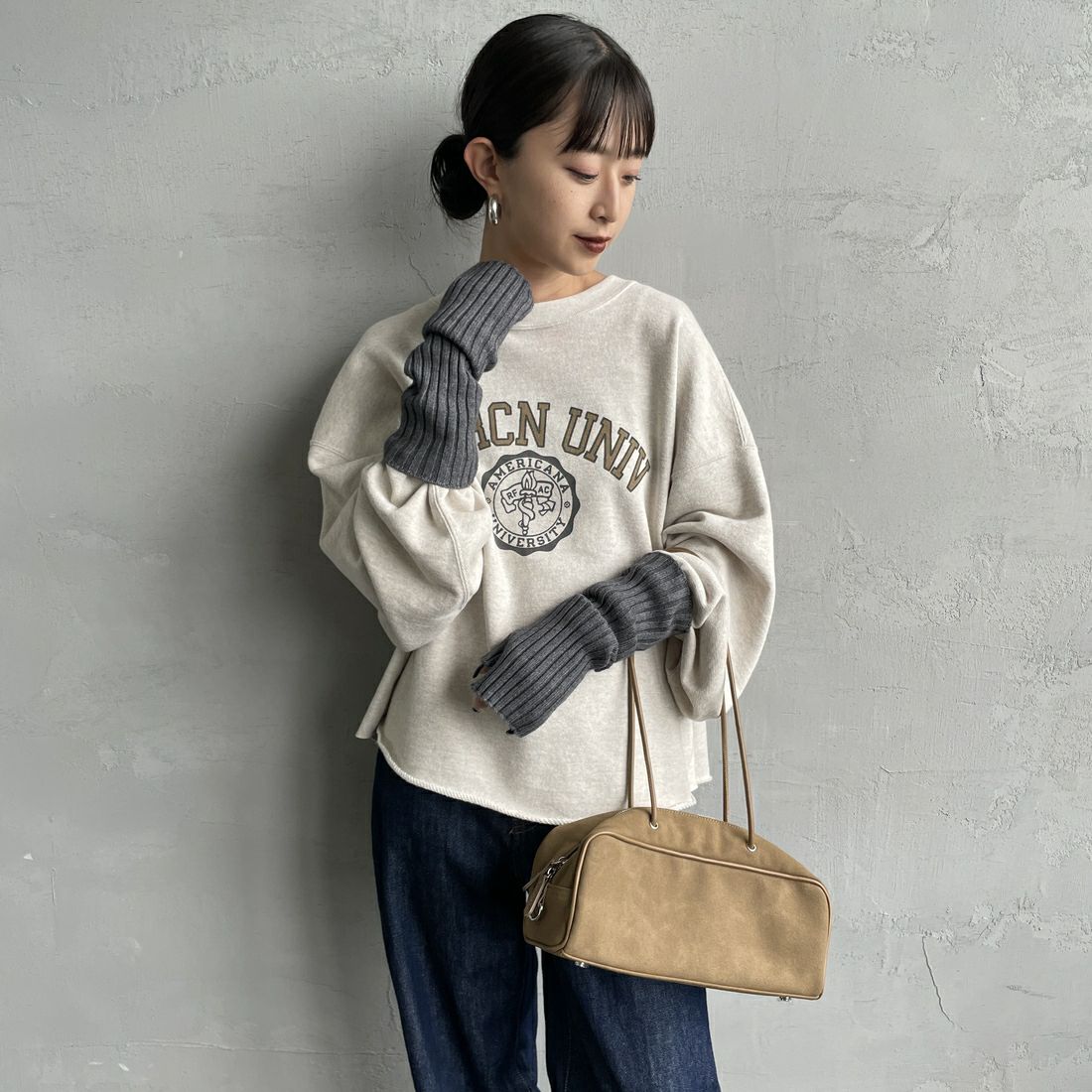 nenom [ネノム] ニットアームウォーマー [NE24131026]｜ジーンズ