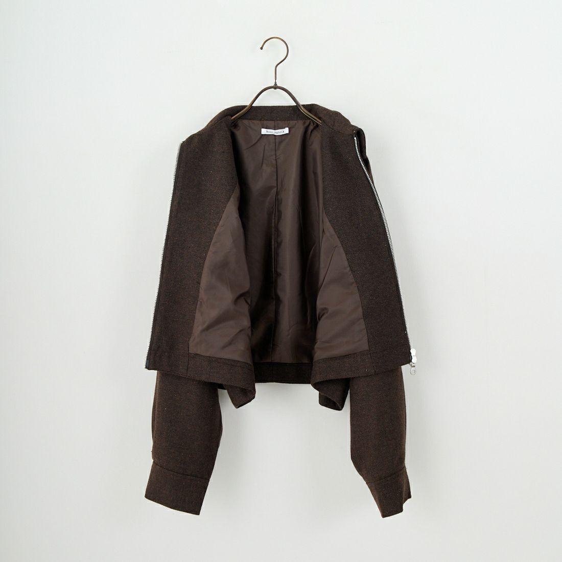 Noir Fabrik [ヌワールファブリック] ジップジャケット [IN2-JK-5] BROWN