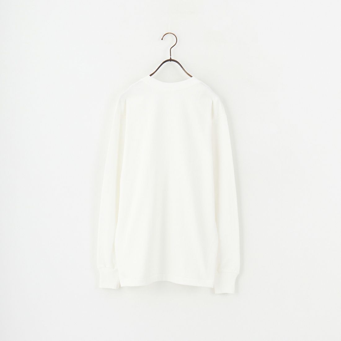 Hanes [ヘインズ] SHIRO クルーネックロングスリーブTシャツ [HM4-A201] 010 ﾎﾜｲﾄ