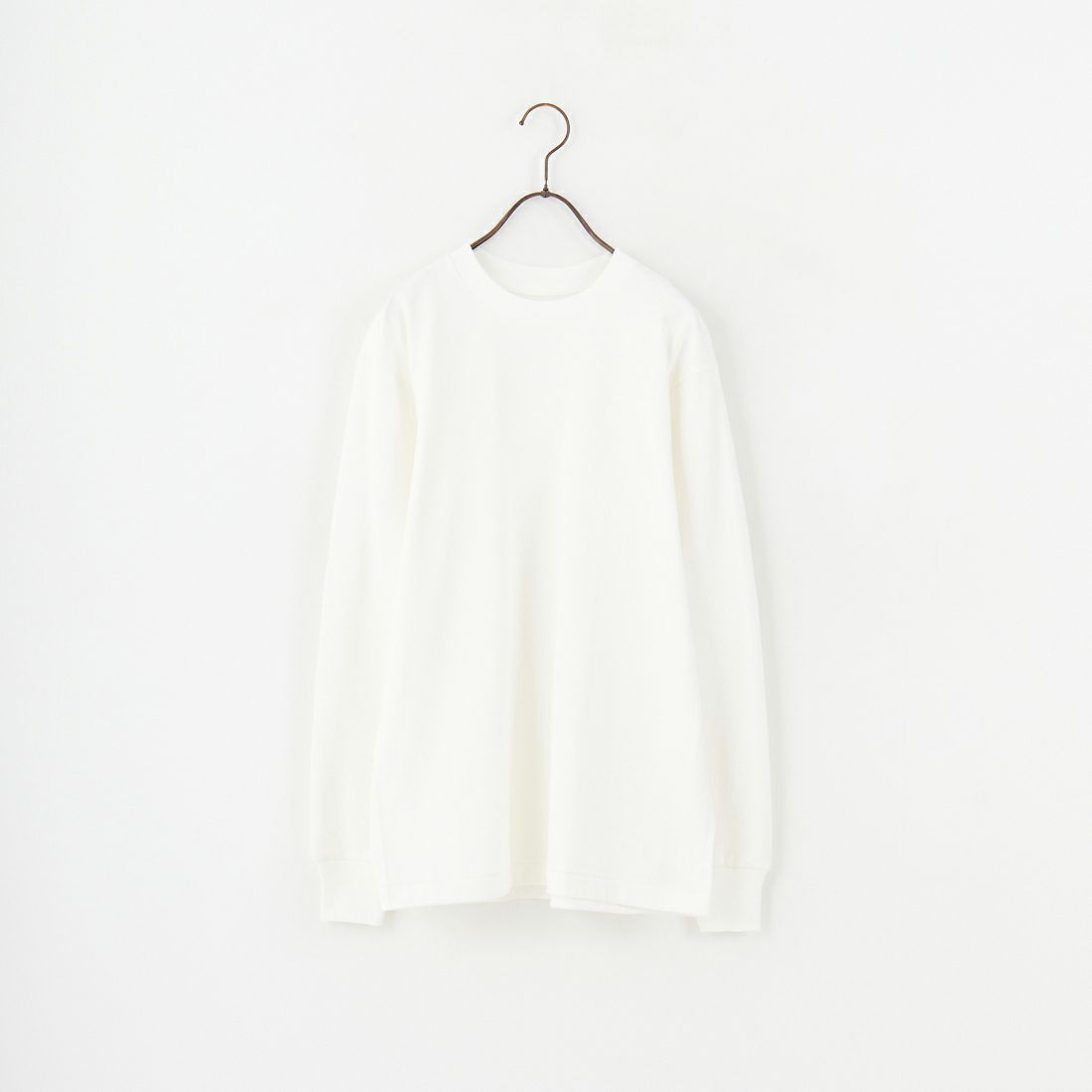 Hanes [ヘインズ] SHIRO クルーネックロングスリーブTシャツ [HM4-A201] 010 ﾎﾜｲﾄ