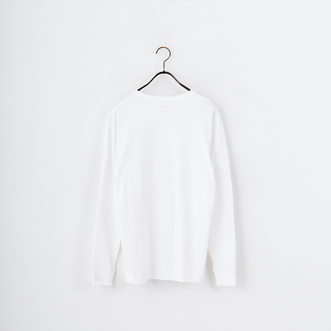 Hanes [ヘインズ] 2P ジャパンフィット クルーネックロングスリーブTシャツ [H5440] 998 ｱｿｰﾄ