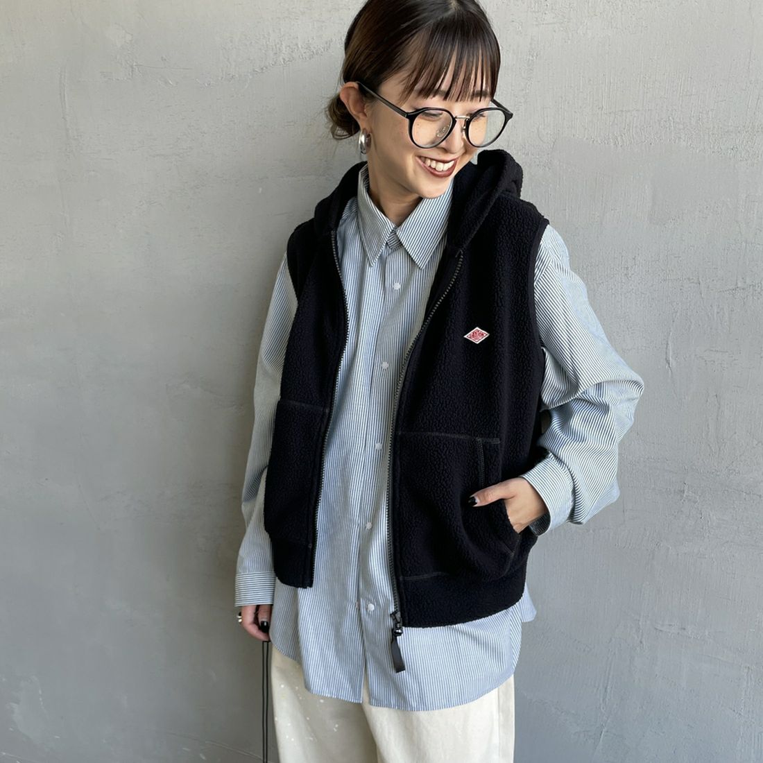 BLACK&&モデル身長：150cm 着用サイズ：36&&