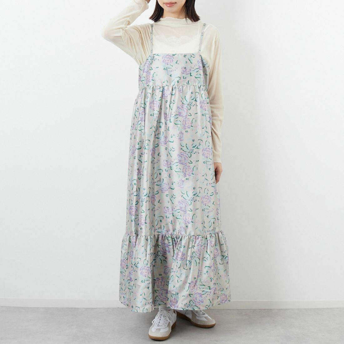 ne Quittez pas [ヌキテパ] フラワープリントキャミドレス [010552FG2