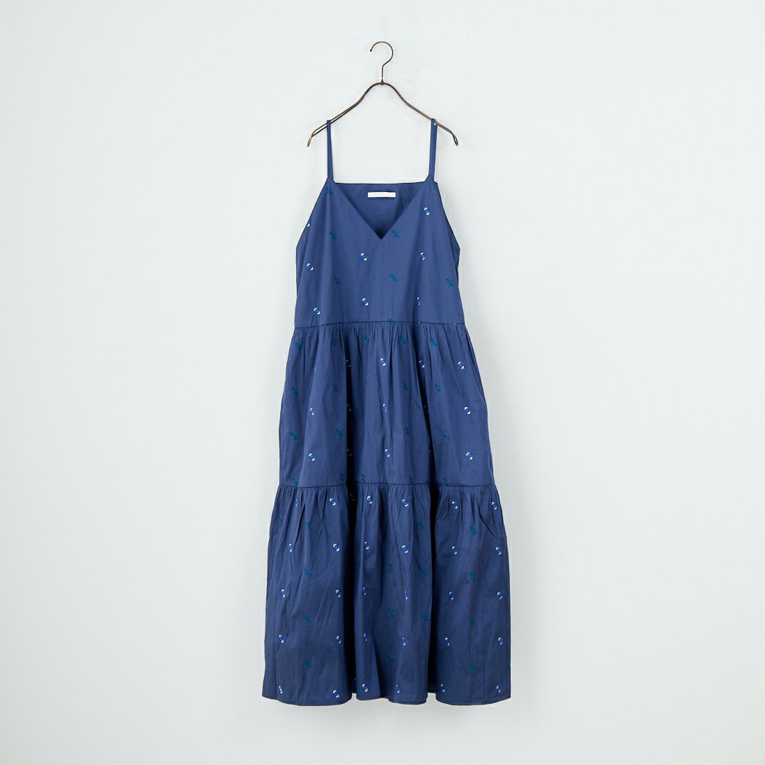 ne Quittez pas [ヌキテパ] フラワー刺繍キャミドレス [010552FL3] 79 NAVY